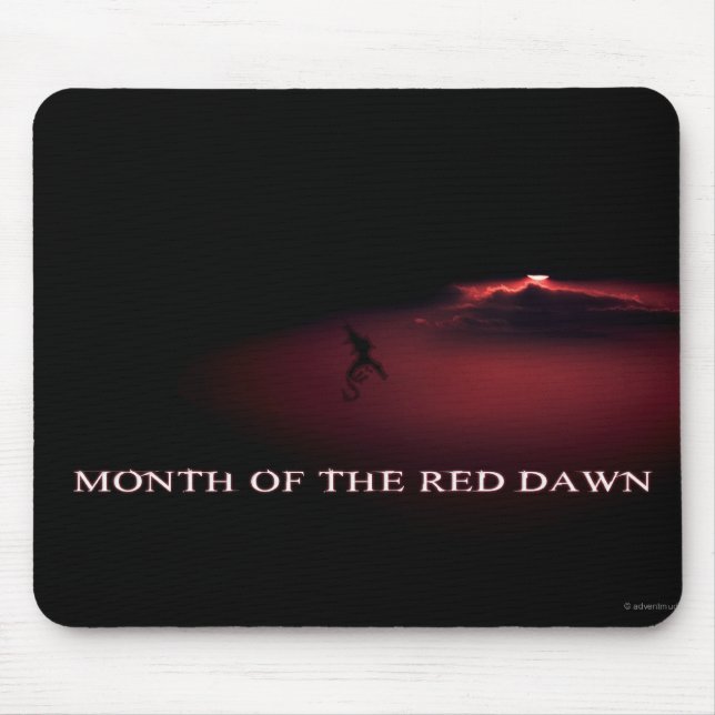 Tapis De Souris Mois de l'aube rouge - janvier - Cedric (Devant)