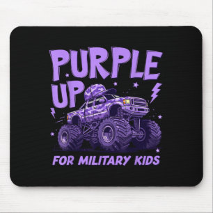 Tapis De Souris Mois de l'enfant militaire Purple Up Military Kids