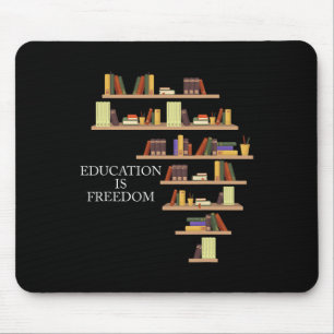 Tapis De Souris Mois de l'histoire des Noirs Éducation Est Liberté