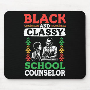 Tapis De Souris Mois de l'histoire des Noirs Greffier de l'école n