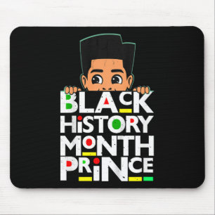 Tapis De Souris Mois de l'histoire des Noirs pour enfants Prince M
