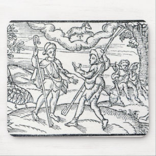 Tapis De Souris Mois de mars, 'du Shepheardes Calendar