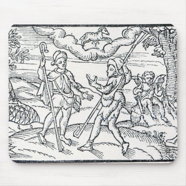 Tapis De Souris Mois de mars, 'du Shepheardes Calendar (Devant)