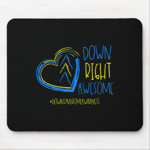 Tapis De Souris Mois national de sensibilisation au syndrome d'Dow