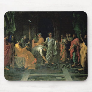 Tapis De Souris Moïse et le serpent d'airain (huile sur la toile)