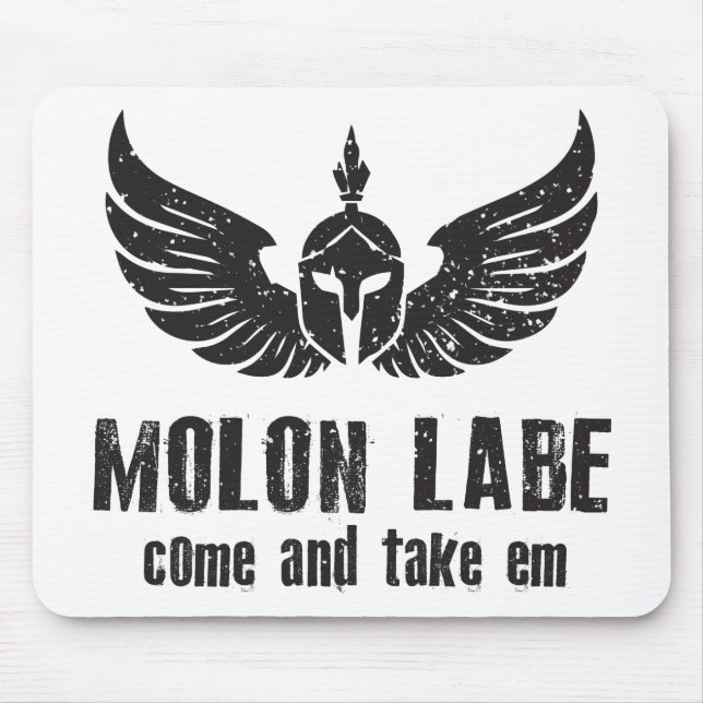 Tapis De Souris Molon Labe (Devant)