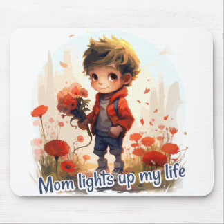 Tapis De Souris Mom lights up my life