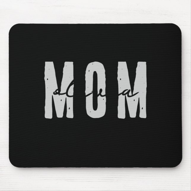 Tapis De Souris Mom Since 20xx Modern Simple Preppy  (Devant)
