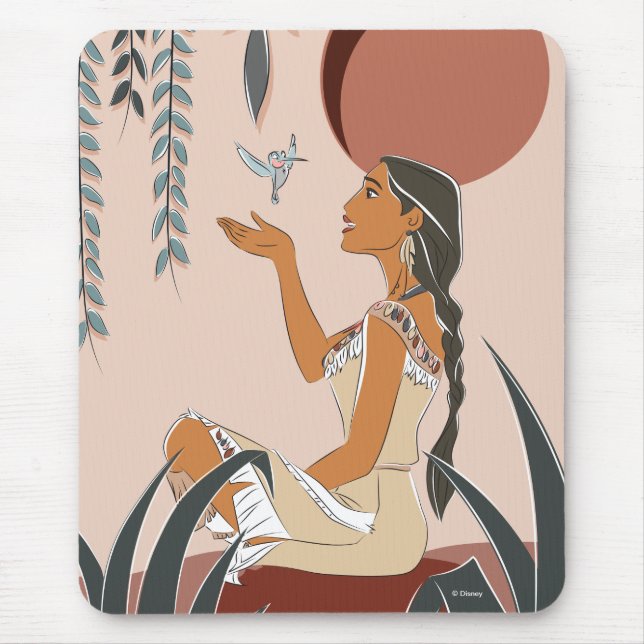 Tapis De Souris Moment capturé Pocahontas & Flit (Devant)