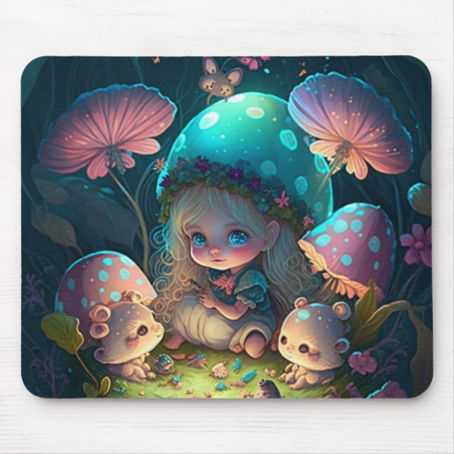 Tapis De Souris Moments d'elfe magique (Devant)