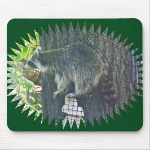 Tapis De Souris Mommy Raccoon sur Suet Mousepad