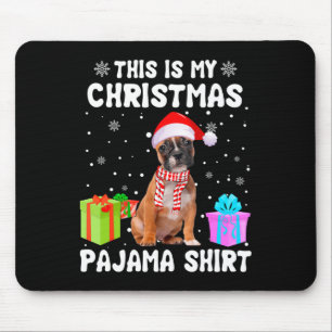Tapis De Souris Mon Chien de Noël Chien de Chien de Chien Pajama C