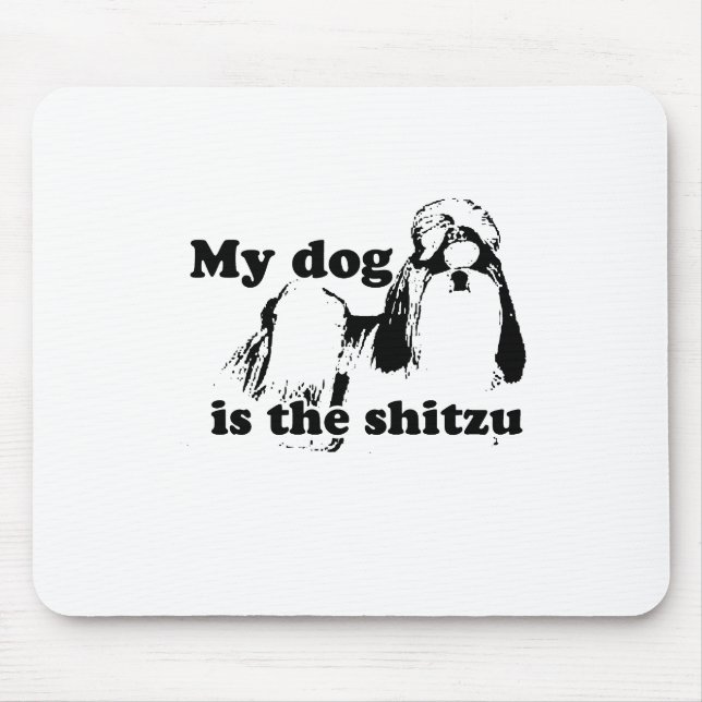 TAPIS DE SOURIS MON CHIEN EST LE SHITZU (Devant)
