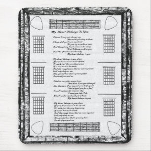 Tapis De Souris Mon Coeur Vous Appartient