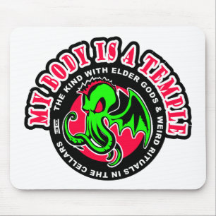 TAPIS DE SOURIS MON CORPS EST UN TEMPLE