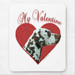 Tapis De Souris Mon foie Dalmatien Valentine