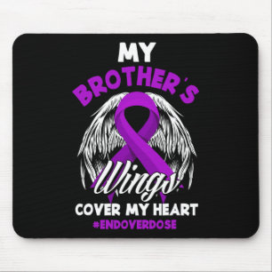 Tapis De Souris Mon frère's Wings Cover My Heart End Overdose 1
