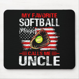Tapis De Souris Mon Joueur Softbyll Favori M'Appelle Oncle America