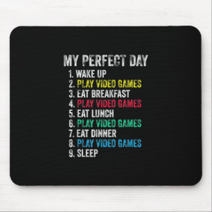 Tapis De Souris Mon Jour Parfait Jeux Vidéo Jeu Amusant Grand-fils