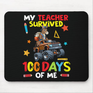 Tapis De Souris Mon professeur a survécu 100 jours de mon mulet su