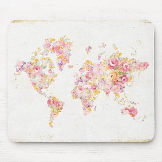 Tapis De Souris Monde de milieu de l'été (Devant)