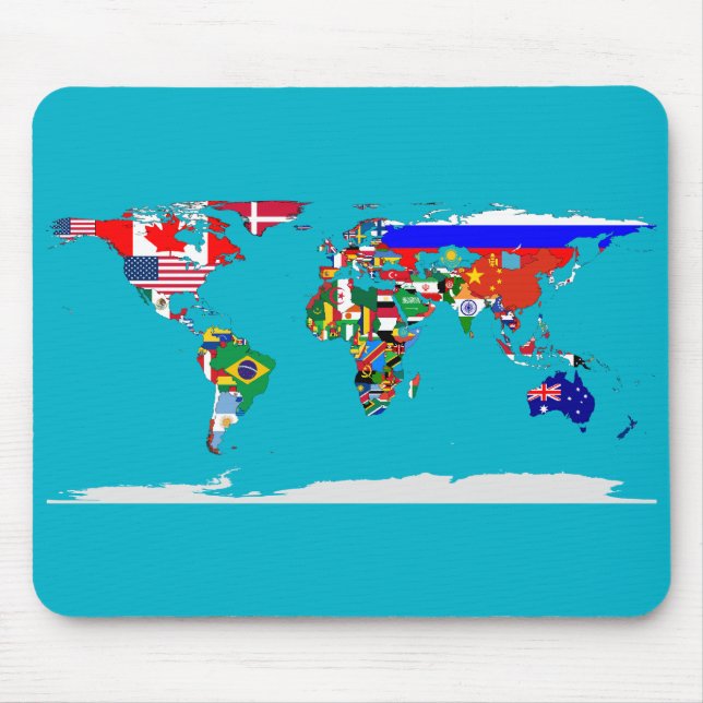 Tapis De Souris monde marqué (Devant)