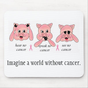Tapis De Souris Monde sans Cancer Mousepad