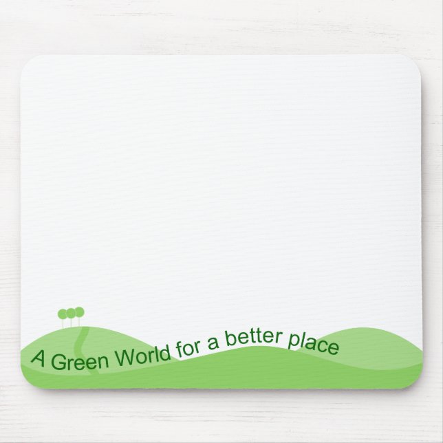 Tapis De Souris Monde vert (Devant)