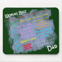 Mondes meilleur Dadism Mousepad
