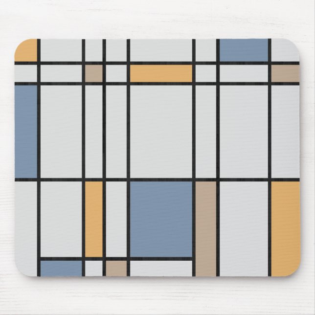 Tapis De Souris Mondrian moderne (Devant)