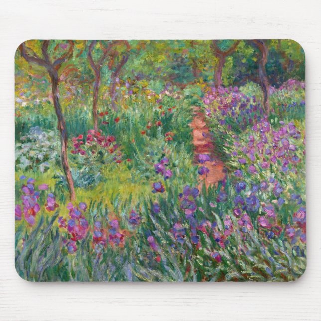 Tapis De Souris Monet "Le jardin d'Iris à Giverny" (Devant)