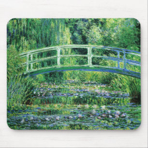 Tapis De Souris Monet Pont Nénuphar et japonais Mousepad