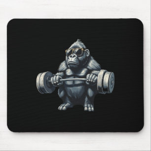 Tapis De Souris Monkey Gorilla Bodybuilding Muscles Fitness Salle 