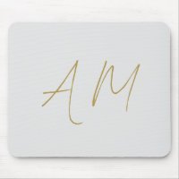 Monogramme couleur or Initiales Calligraphie Pro