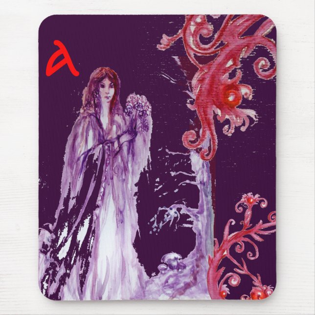 TAPIS DE SOURIS MONOGRAMME DE LA REINE GUINEVERE (Devant)