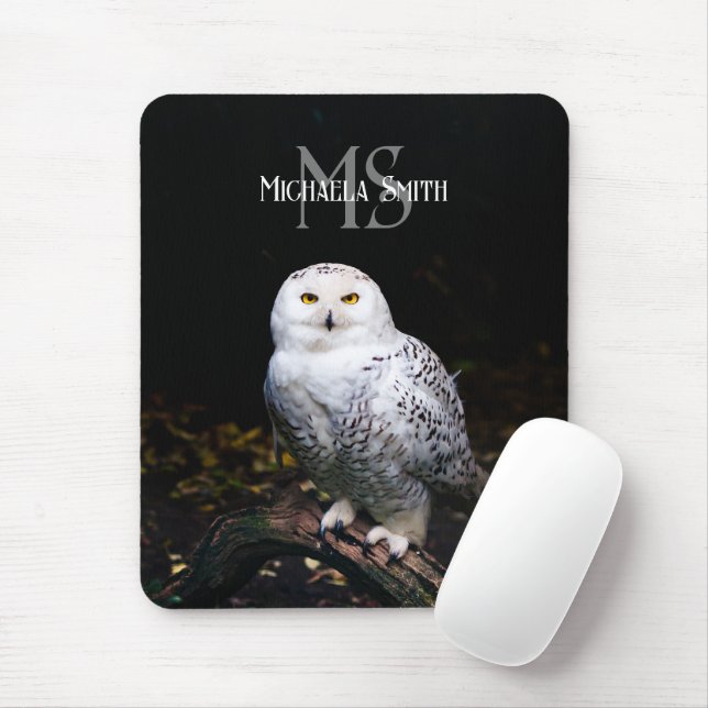 Tapis De Souris Monographie de hivernal majestueux hivernal (Avec souris)