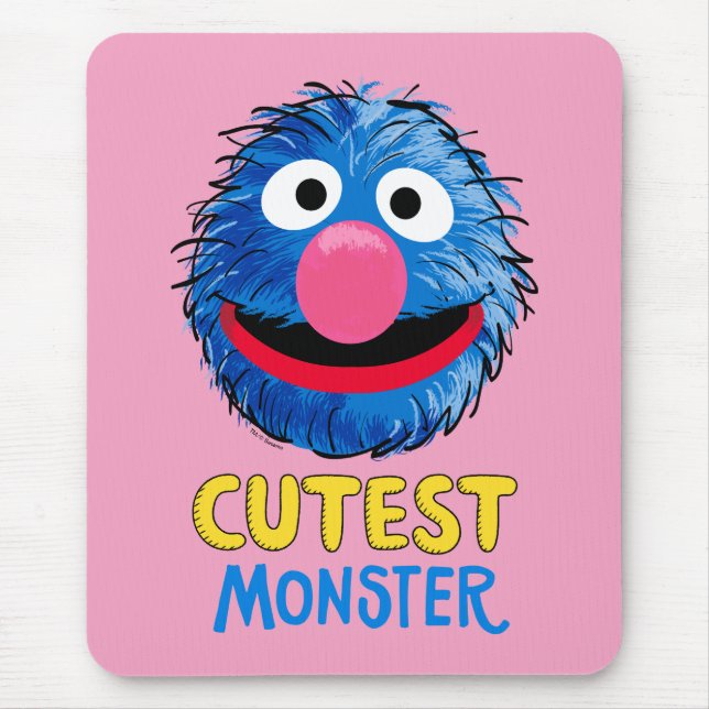 Tapis De Souris Monster à la fin de cette histoire | Grover (Devant)