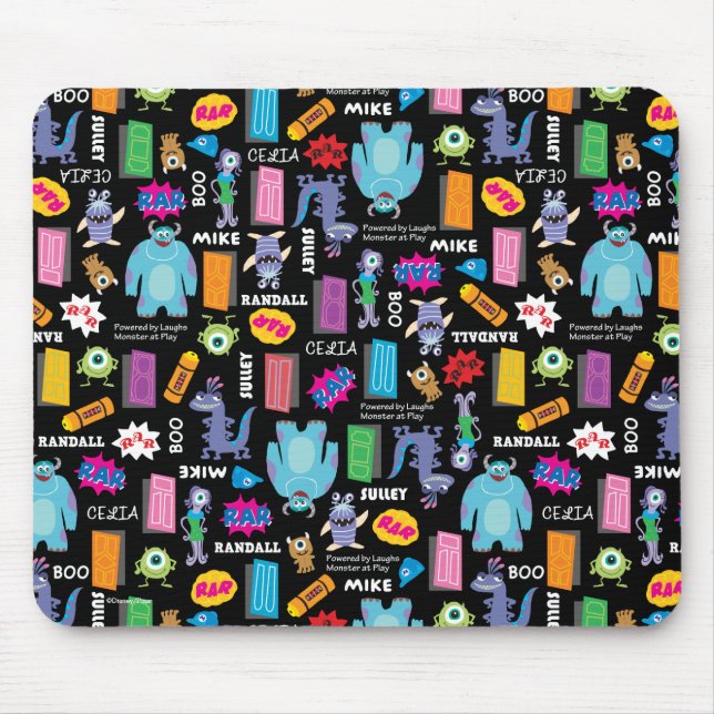 Tapis De Souris Monsters, Inc. | Motif de caractères (Devant)