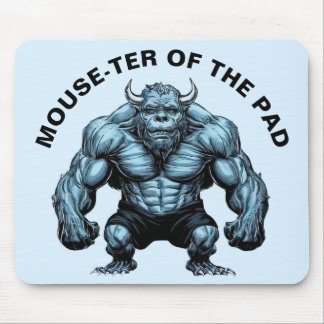 Tapis De Souris Monstre à cornes