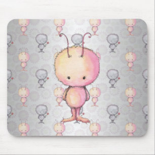 Tapis De Souris Monstres mignons et duveteux