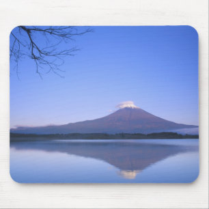 Tapis De Souris Mont Fuji depuis le lac Motosu, Yamanashi, Japon