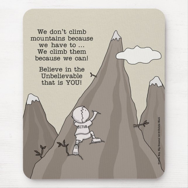 Tapis De Souris Montagne Climat (Devant)