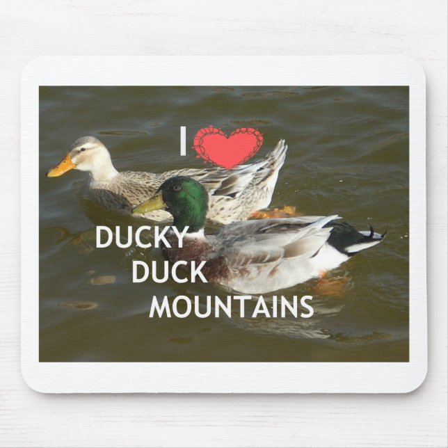 Tapis De Souris Montagnes de canards. (Devant)