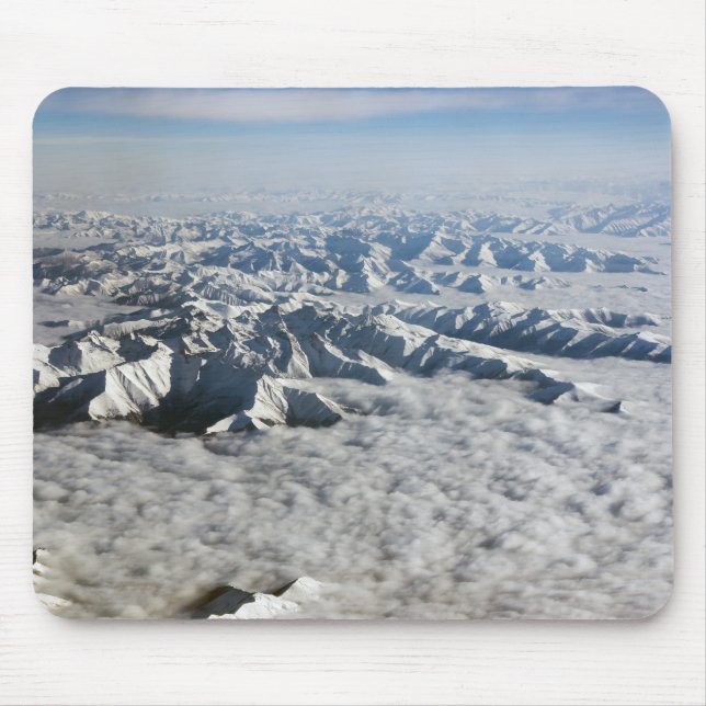 Tapis De Souris Montagnes de l'Himalaya sous les nuages - Tibet (Devant)