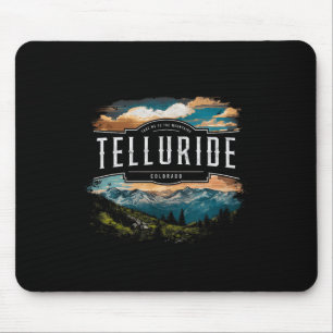Tapis De Souris Montagnes de Telluride Colorado Randonnée Extérieu