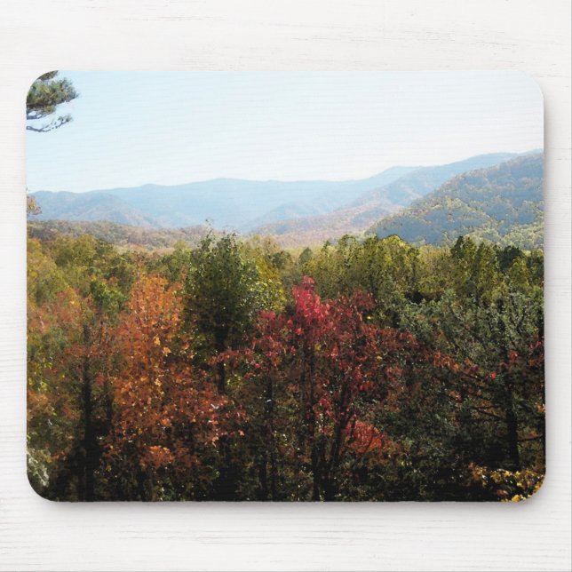 Tapis De Souris Montagnes en automne (Devant)