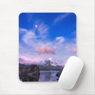 Tapis De Souris Montagnes   Matterhorn & Lake Stellisee