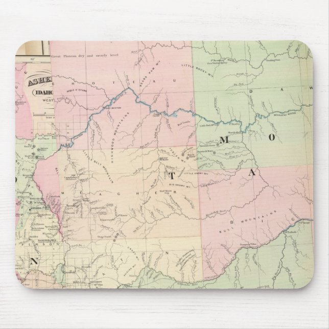 Tapis De Souris Montana composite, Idaho (Devant)