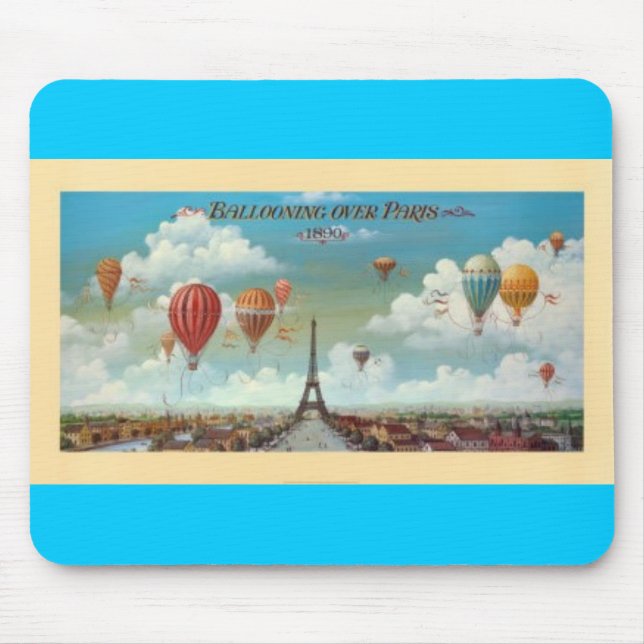 Tapis De Souris Monter en ballon au-dessus de la copie 1890 de (Devant)