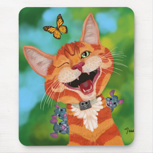 Tapis De Souris Monzo et amis (Devant)